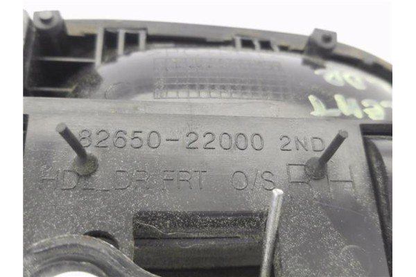 Recambio de maneta exterior delantero derecha para hyundai accent (x3) 1.5 i 12v referencia OEM IAM 8265022000   Recambio de maneta exterior delantero derecha para hyundai accent (x3) 1.5 i 12v referencia OEM IAM 8265022000