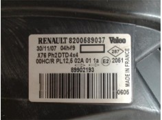 Recambio de faro delantero dcho para renault kangoo i (f/kc0) 1.5 dci (kc07) referencia OEM IAM 8200589037 89902193 