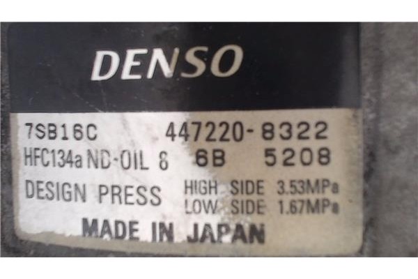 Recambio de compresor aire acond. para opel zafira a 2.0 dti 16v referencia OEM IAM 4472208322  