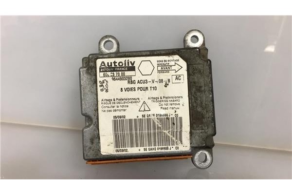 Recambio de centralita para peugeot 206 berlina (1998) 1.4 hdi eco 70 referencia OEM IAM 9644903280 600237000 