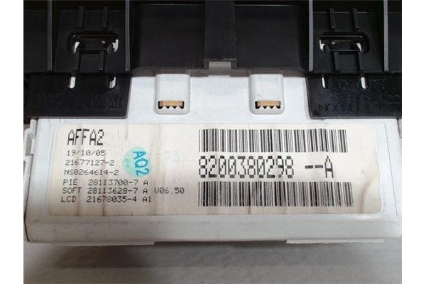 Recambio de reloj horario para renault kangoo express (fc0/1_) 1.5 dci (fc1e) referencia OEM IAM 8200380298A 216771272 