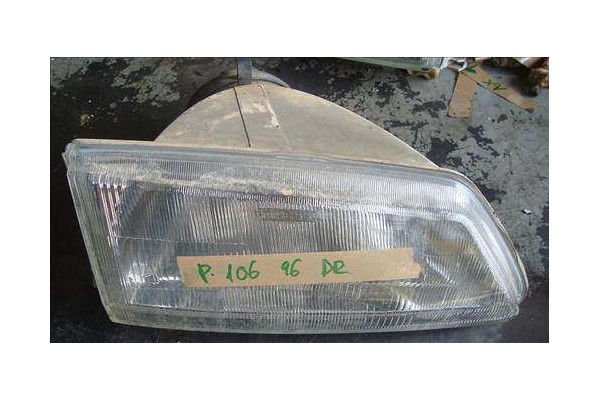 Recambio de faro delantero dcho para peugeot 106 (s1) 1.1 referencia OEM IAM 6205C7  