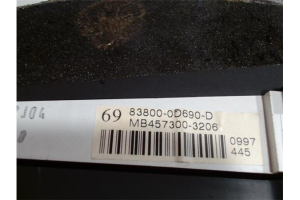 Recambio de cuadro completo para toyota yaris (ksp9/scp9/nlp9) 1.4 d-4d referencia OEM IAM 838000D690D MB4573003206 