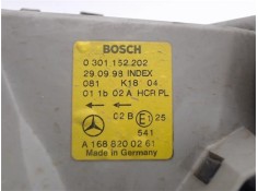 Recambio de faro delantero dcho para mercedes-benz clase a (bm 168) referencia OEM IAM 1688201061  