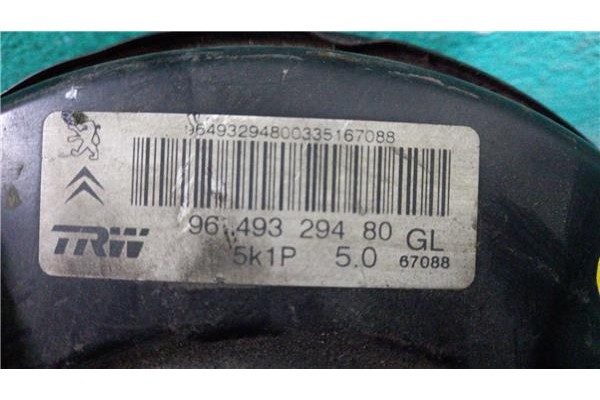 Recambio de servofreno para citroen c3 1.4 hdi referencia OEM IAM 9649329480 5K1P67088 