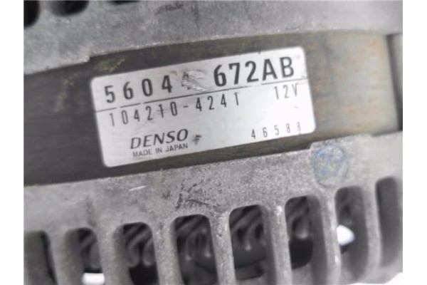 Recambio de alternador para jeep cherokee (kj) 2.8 crd extreme referencia OEM IAM 56044672AB RL044672AB 