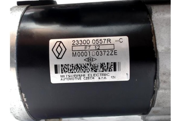 Recambio de motor arranque para renault grand scenic iv 1.2 tce referencia OEM IAM 233000557RC M000100372ZE 