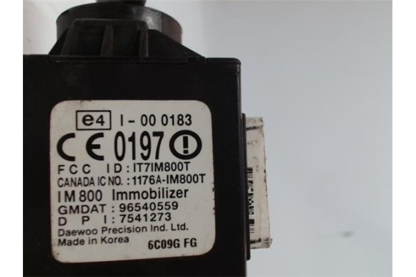 Recambio de clausor para daewoo kalos 1.4 se referencia OEM IAM 96540559 7541273 