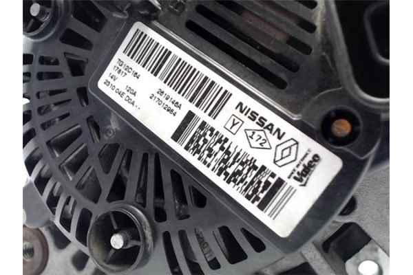 Recambio de alternador para renault grand scenic iv 1.2 tce referencia OEM IAM 217012984 2819146A 