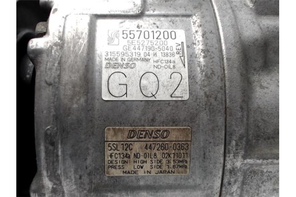 Recambio de compresor aire acond. para opel corsa d 1.4 referencia OEM IAM 55701200 4471905040 39006353 , OPEL | 4471905040 , OP