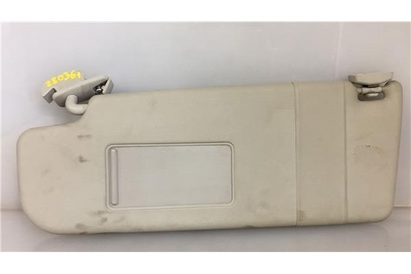 Recambio de parasol izquierdo para skoda roomster (5j7)(2006) 1.4 friend [1,4 ltr. - 51 kw tdi] referencia OEM IAM 5J1857551 5J2