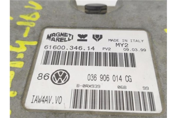 Recambio de centralita para volkswagen golf iv berlina (1j1) 1.6 referencia OEM IAM 036906014CG 6160034614 