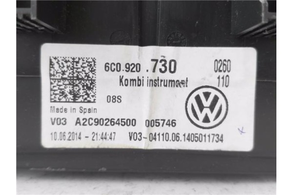 Recambio de cuadro completo para volkswagen polo v (6r1) 1.0 referencia OEM IAM 6C0920730 A2C90264500 