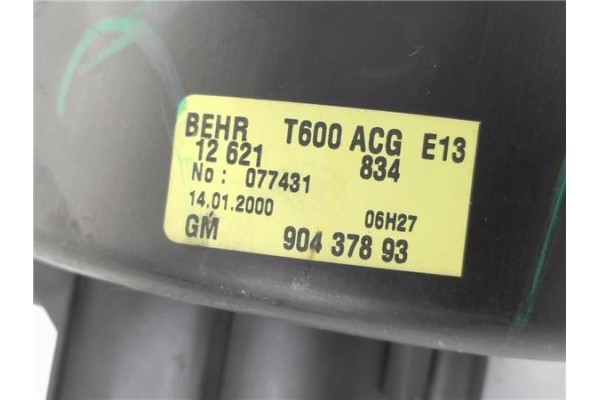 Recambio de motor calefaccion para opel zafira a 2.0 comfort referencia OEM IAM 90437893  