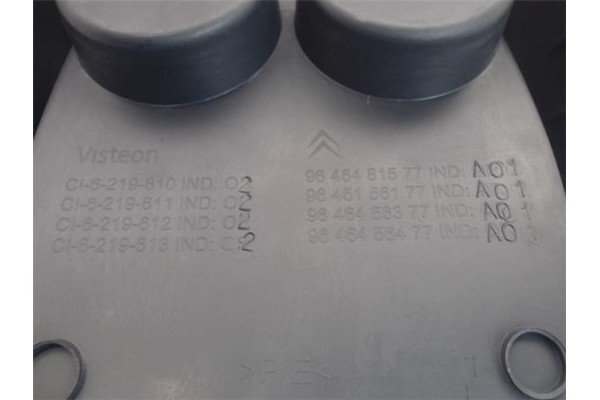 Recambio de embellecedor consola central para citroen berlingo 1.6 hdi 75 600 first furgón referencia OEM IAM 7588ZW 9645481577 