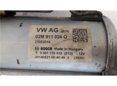 Recambio de motor arranque para volkswagen polo v (6r1) 1.0 referencia OEM IAM 02M911024Q 02M911021 