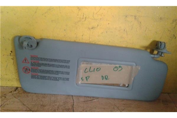 Recambio de parasol derecho para renault clio ii (xbo) 1.5d dci 65cv referencia OEM IAM 8200240038  
