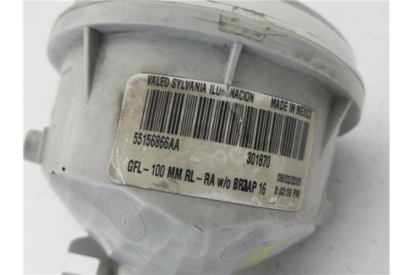 Recambio de faro antiniebla izquierdo para jeep cherokee (kj) 2.8 crd extreme referencia OEM IAM 55156866AA 61B58820042 