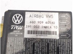 Recambio de centralita airbag para seat ibiza (6l1) 1.4 cool referencia OEM IAM 6Q0909605AD 391002 