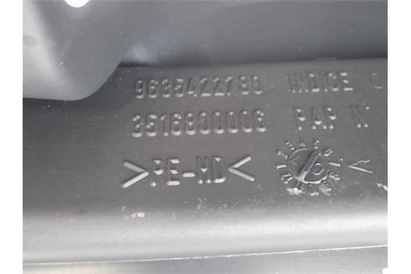 Recambio de embellecedor consola central para citroen berlingo 1.6 hdi 75 600 first furgón referencia OEM IAM 758911  