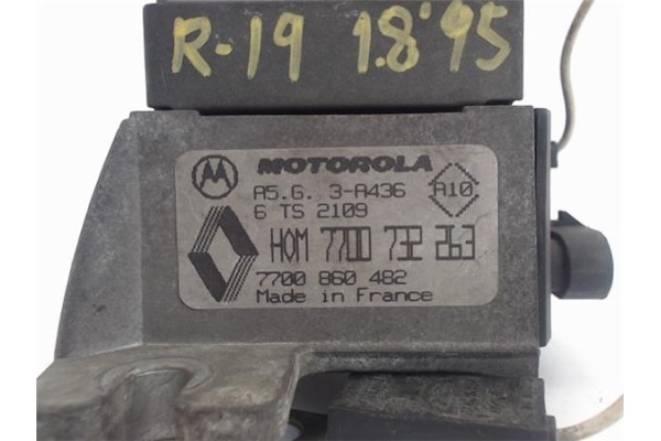 Recambio de bobina encendido para renault 19 ii (b/c53_) 1.8 (5/353a) referencia OEM IAM 7700860482 7700732263 7700852662 , RENA