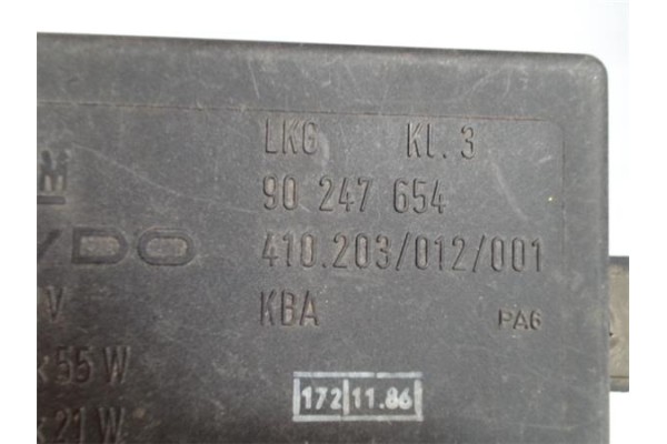 Recambio de centralita para opel kadett e 2.0 gsi berlina referencia OEM IAM 90247654  