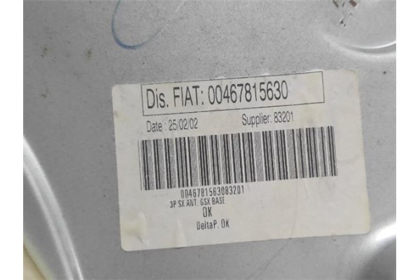 Recambio de elevalunas electrico delantero izquierdo para fiat stilo (192) 1.9 jtd (192_xe1a) referencia OEM IAM 46831653 468316