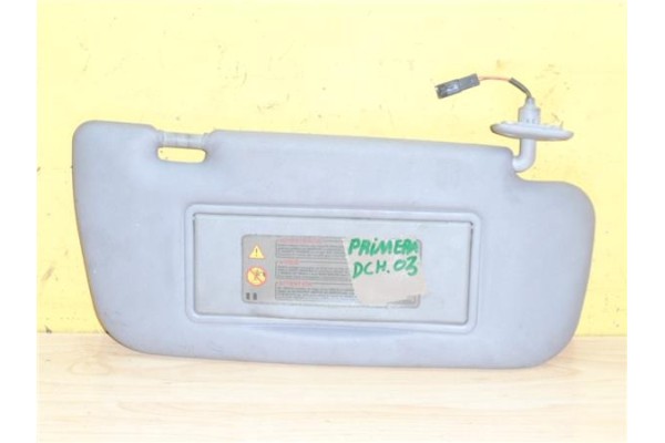 Recambio de parasol derecho para nissan primera berlina (p12) 2.2 di referencia OEM IAM 96400AV710  