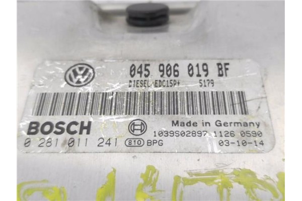 Recambio de centralita para volkswagen polo iv (9n1) 1.4 tdi referencia OEM IAM 045906019BF 281011241 