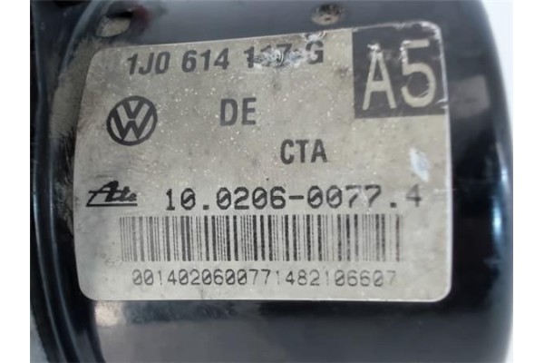 Recambio de nucleo abs para seat toledo (1m2)(03.1999 ) 1.6 16v referencia OEM IAM 1J0614117G  