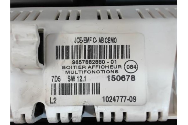 Recambio de embellecedor consola central para citroen c4 coupe (2004) 1.6 hdi referencia OEM IAM 965788288001  