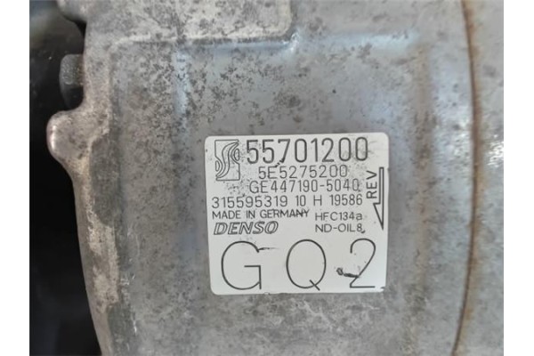 Recambio de compresor aire acond. para opel corsa d (2006) 1.0 catch me [1,0 ltr. - 44 kw 12v cat (z 10 xep / lj4)] referencia O
