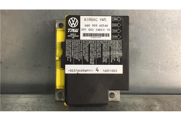 Recambio de centralita airbag para seat ibiza (6l1) 1.9 sdi referencia OEM IAM 6Q0909605AD 16051003 