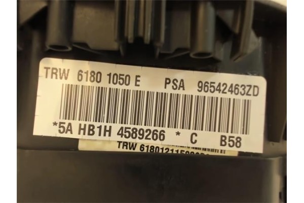 Recambio de airbag volante para citroen c4 picasso (2007) 1.6 hdi referencia OEM IAM 96542463ZD 61801050E 