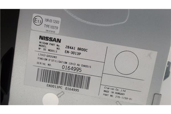 Recambio de guantera salpicadero para nissan qashqai (j10) 1.6 360 referencia OEM IAM 68520BR61A  