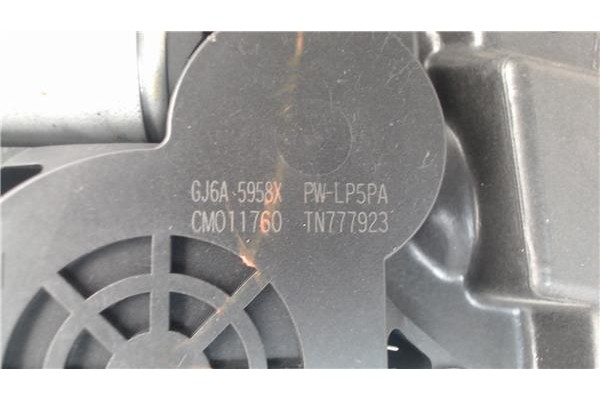 Recambio de mecanismo elevalunas trasero derecho para mazda 3 sedán (bk) 1.6 referencia OEM IAM BP4K5997  