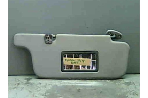 Recambio de parasol derecho para nissan micra ii (k11)(1992) 1.3 i 16v referencia OEM IAM   