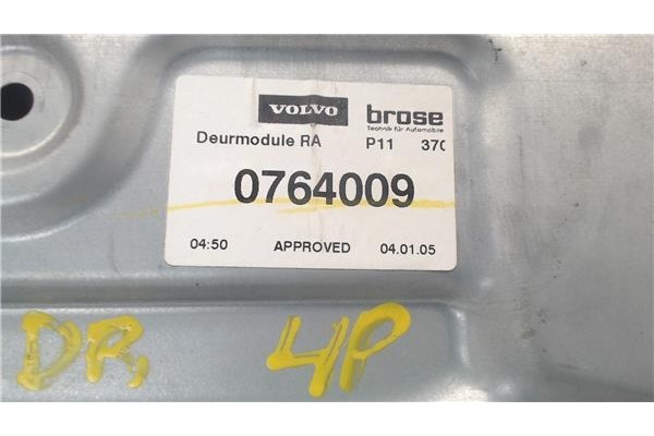 Recambio de mecanismo elevalunas trasero derecho para volvo s40 berlina 1.6 referencia OEM IAM 30710149  