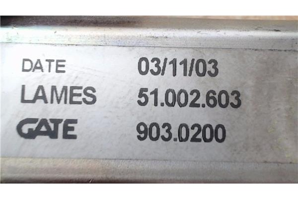 Recambio de mecanismo elevalunas delantero izquierdo para lancia ypsilon (101) 1.2 referencia OEM IAM 51002603 51705239 