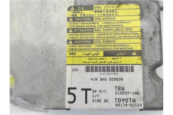 Recambio de centralita airbag para toyota auris (e15) 2.0 d-4d referencia OEM IAM 8917002560 215537106 