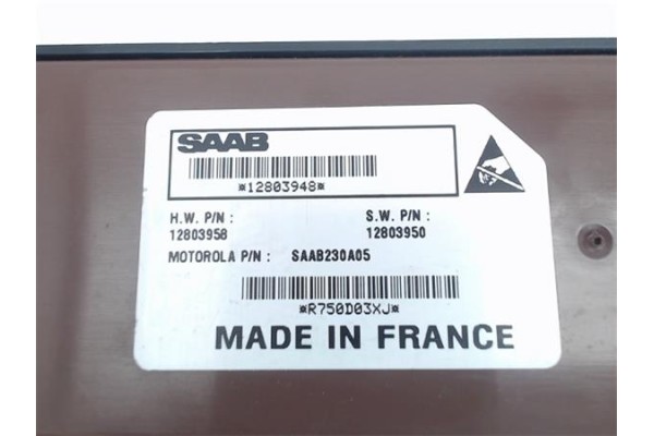 Recambio de modulo confort para saab 9-3 cabriolet 2.0 t referencia OEM IAM 12803948  