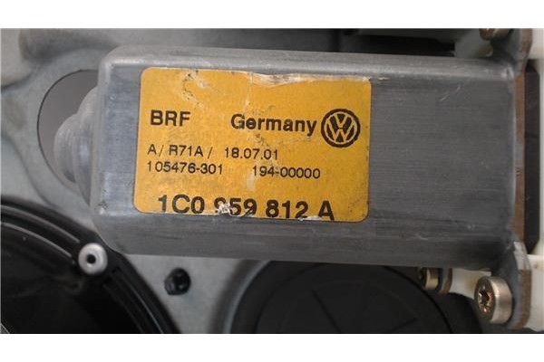 Recambio de mecanismo elevalunas trasero derecho para volkswagen golf iv berlina (1j1) 1.9 tdi referencia OEM IAM 1C0959811A  