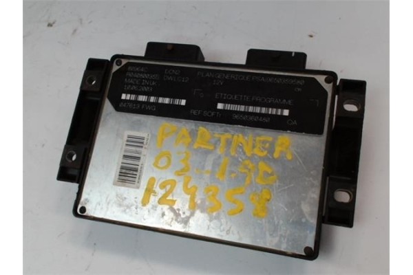 Recambio de centralita para peugeot partner furgón (5) 1.9 d referencia OEM IAM R04080035B 9650359580 