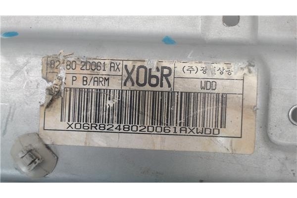 Recambio de mecanismo elevalunas delantero derecho para hyundai elantra (xd) 2.0 crdi referencia OEM IAM 824802D061AX 824022D010