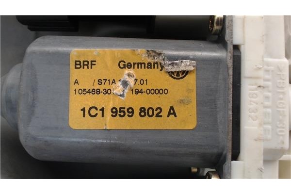 Recambio de mecanismo elevalunas delantero derecho para volkswagen golf iv berlina (1j1) 1.9 tdi referencia OEM IAM 1C0959802A  