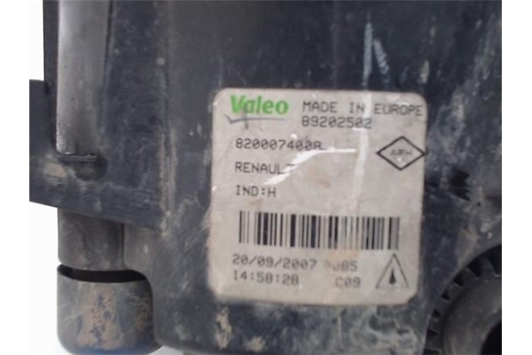 Recambio de faro antiniebla izquierdo para renault megane ii classic berlina referencia OEM IAM 8920007400R  