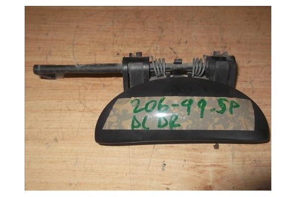 Recambio de maneta exterior delantero derecha para peugeot 206 1.9 d referencia OEM IAM 9101L3   Recambio de maneta exterior delantero derecha para peugeot 206 1.9 d referencia OEM IAM 9101L3