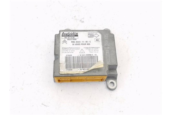 Recambio de centralita airbag para citroen xsara picasso 1.6 hdi referencia OEM IAM 9652276980 602327400 