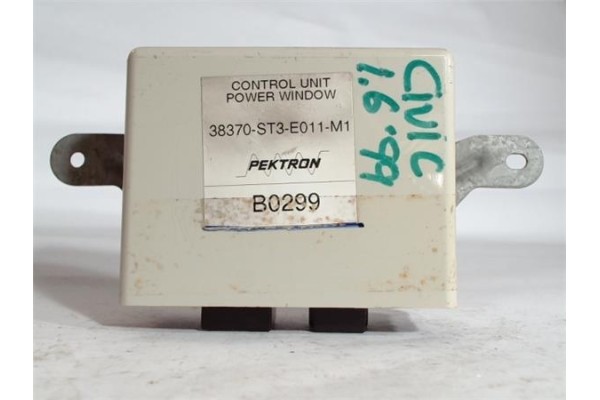 Recambio de centralita para honda civic berl. 5 (ma/mb) 1.6 ls (mb1) referencia OEM IAM 38370ST3E011M1  