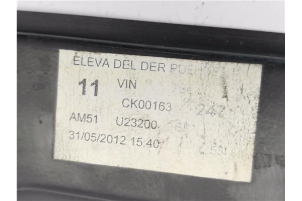 Recambio de mecanismo elevalunas delantero derecho para ford focus c-max (cap) 1.6 ambiente (d) referencia OEM IAM AM51U23200  